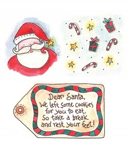 Santa's Cookies Clear Stamp Set 10943SC
