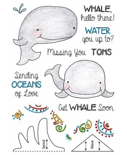Tammy DeYoung Whale Clear Stamp Set 11218MC