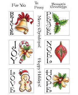 Christmas Tags Clear Stamp Set 11203MC