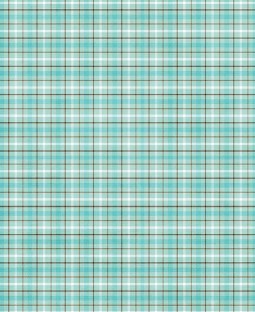 Turquoise & Tan Plaid 12" x 12" Printed Paper - PTW015
