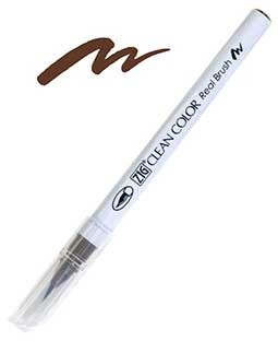 ZIG Clean Color Real Brush, Mid Brown - RB6000AT-065