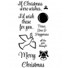Christmas Wishes Clear Stamp Set 11387LC