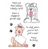 Janie Miller Delightful Dogs #1 Clear Stamp Set - 10977MC