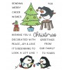 Christmas Decorating Penguin Clear Stamp Set: 11418MC