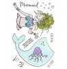 Mermaid Clear Stamp Set: 11489MC