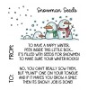Snowman Seeds Clear Stamp Set 11478SC