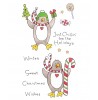 Ronnie Walter Christmas Penguins Clear Stamp Set 11005MC