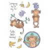 Ronnie Walter Monkeys Hanging Around Clear Stamp Set 10931MC