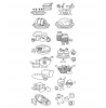 Ronnie Walter Recipe Icons Clear Stamp Set 10962LC