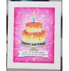Simon Hurley Peel-Apart Background Stamp: Party Hats HUR73932