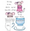 Tammy DeYoung Teacup Mouse Clear Stamp Set 11089MC