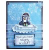 Trudy Sjolander Punny Christmas Penguins Clear Stamp Set 11128MC
