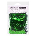 Reversible Sequin Fabric: Green to Silver